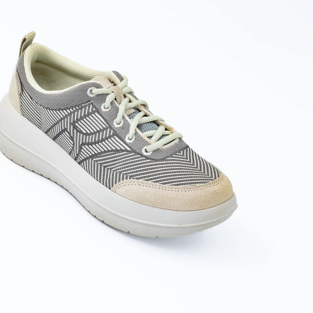 Flims grey-yellow shoe