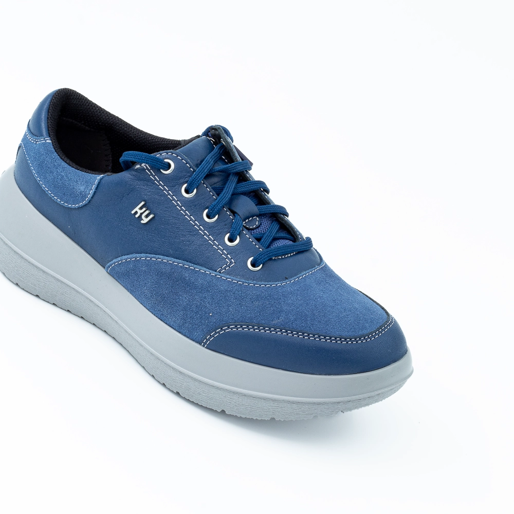 Flims grey-yellow shoe